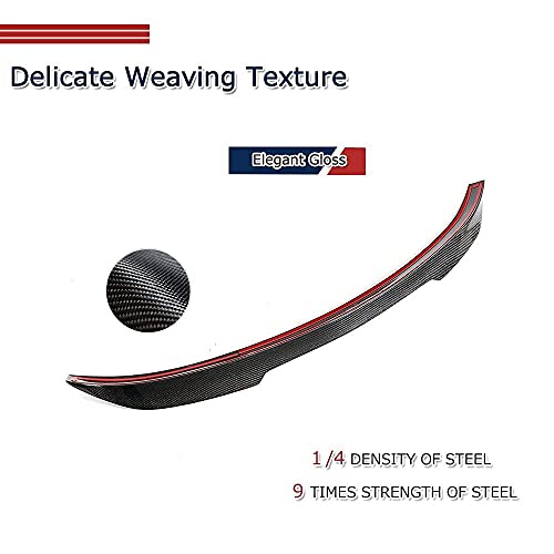 CHENGQIAN CF Spoiler Trasero para BMW X4 F26 Xdrive20I Xdrive28I Xdrive35I M40I Xdrive20D Xdrive30D Xdrive35D Base/M SPOR Sport Utility 2014-2018 Spoiler De Labio De Maletero Spoiler De ala Tra