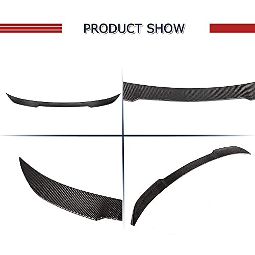 CHENGQIAN CF Spoiler Trasero para BMW X4 F26 Xdrive20I Xdrive28I Xdrive35I M40I Xdrive20D Xdrive30D Xdrive35D Base/M SPOR Sport Utility 2014-2018 Spoiler De Labio De Maletero Spoiler De ala Tra