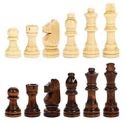 Chess Board Set Magnetic Chess Game Solid Wood Folding Chess Panel Wooden Profesional Entertainment Tool Traditional Games (29x29x2.5cm)