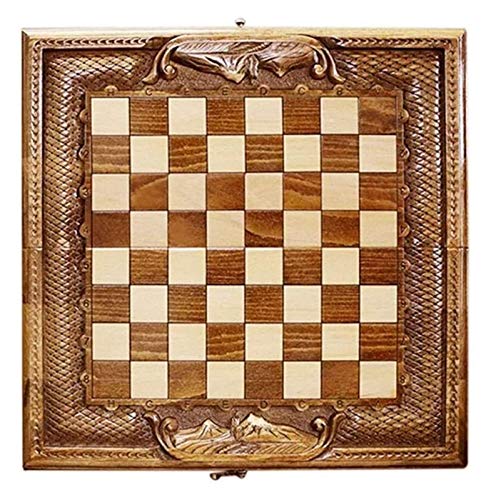 Chess Chess Set Folding Chess Set Pure Handmade Standard Square Travel Chess Family Chess Game Gift for Chess Lovers