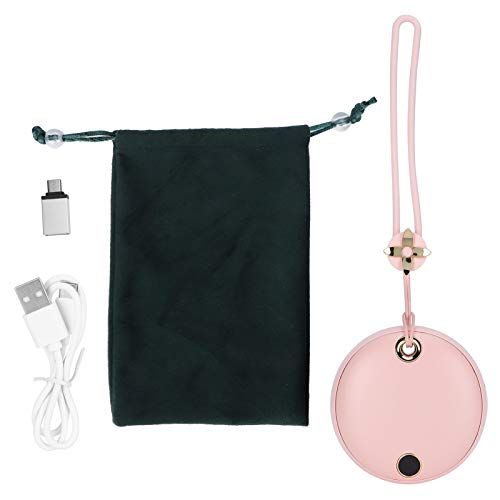 CHICIRIS Calentador de Mano, Mini DC5V / 2A Calentador de Manos portátil de 2 Engranajes para Invierno para el hogar(Pink)