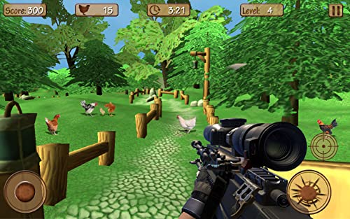 Chicken Shooter Game 3D Gun Simulator FPS Juego de disparos
