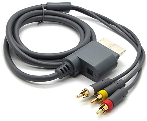 Childhood Cable de audio óptico de vídeo AV para Microsoft Xbox 360 Videojuego de consola