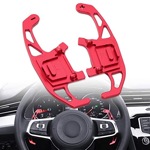 Childlike Paleta De Cambio del Volante, 2PCS Extensiones De Levas De Aleación De Aluminio, para Golf GTI R GTD GTE MK7 7 Polo GTI Scirocco 2014-2019, Longitud: 12,5 Cm