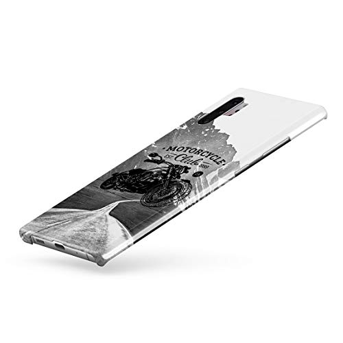 Chopper Motorcycle Biker Club Mountains Hard Thin Plastic Phone Case Cover For Samsung Galaxy Note 10 Plus