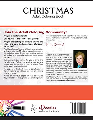 Christmas : Adult Coloring Book