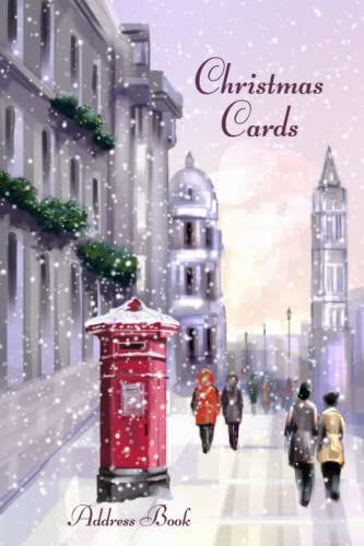 Christmas Card Address Book: Keep Track of Sending and Receiving Your Christmas Cards for Up To 12 Years - Royal Mail Postbox City Centre Edition