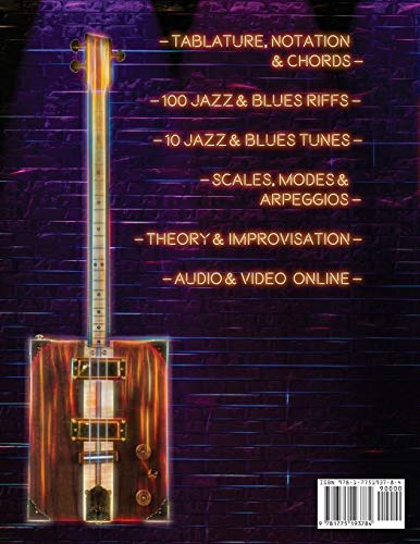 Cigar Box Guitar Jazz & Blues Unlimited - Book One 3 String: Book One: Riffs, Scales and Improvisation - 3 String Tuning GDG (One)