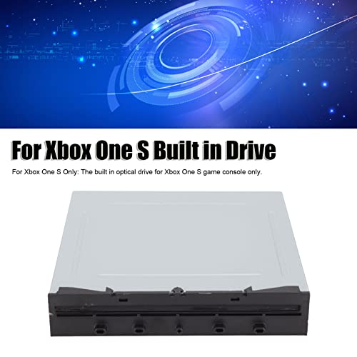 cigemay Unidad óptica Integrada de Repuesto Xbox One S, DG-6M5S-01B Unidad óptica Portátil Profesional Compatible con la Consola de Juegos Xbox One S para Reparación