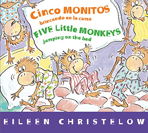 Cinco monitos brincando en la cama/Five Little Monkeys Jumping on the Bed (Five Little Monkeys Story)
