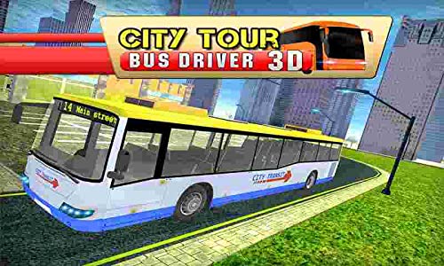 City Tour Bus Coach Driver 3D