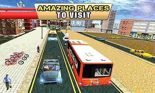 City Tour Bus Coach Driver 3D