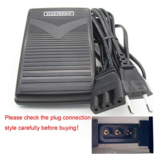 CKPSMS Marca -1piezas # 359102-001-220V PEDAL DE CONTROL DE PIE ADAPTADO Compatible con Singer 2250,2263,2273,2639,2662,E99670,Heavy Duty,4210