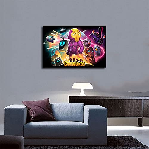 Clásico juego popular Crashlands 2 paredes arte decoración impresión cuadros para carteles de sala de estar Unframe: 40 x 60 cm