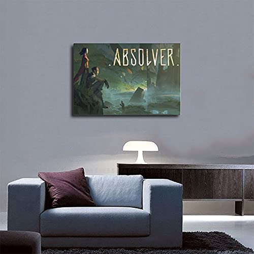 Clásico juego popular cubierta Absolver 1 pared arte decoración impresión cuadros cuadros para sala de estar carteles marco: 30 x 45 cm