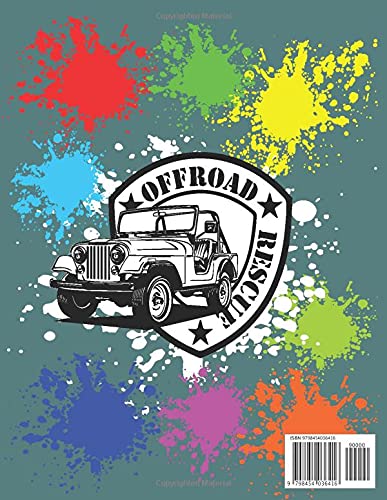 Classic Cars Offroad Rally Truck Coloring Book: A Collection of 45 Most Famous and Best Classic Sports Cars | Relaxation Coloring Pages for Kids, Adults, Boys, and Automotive Fans