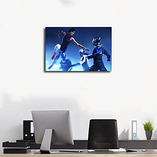 Classic Popular Game Cover Mirror's Edge Catalyst 2 Wall Art Decor Print Cuadros para carteles de sala de estar Unframe: 50 x 75 cm