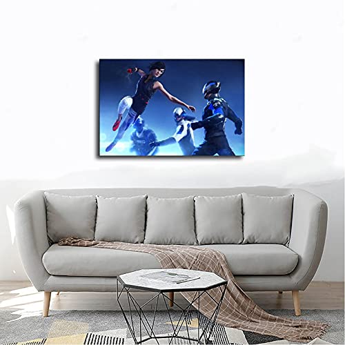 Classic Popular Game Cover Mirror's Edge Catalyst 2 Wall Art Decor Print Cuadros para carteles de sala de estar Unframe: 50 x 75 cm