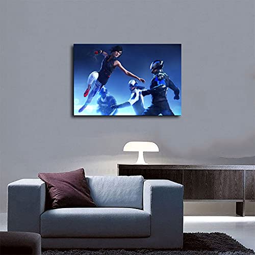 Classic Popular Game Cover Mirror's Edge Catalyst 2 Wall Art Decor Print Cuadros para carteles de sala de estar Unframe: 50 x 75 cm