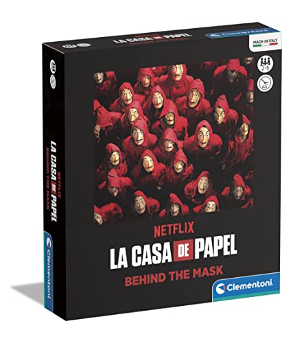 Clementoni - 16637.4 - Casa de Papel/Money Heist - Fábrica de la Moneda - Juego de Mesa la casa de Papel- Familiar
