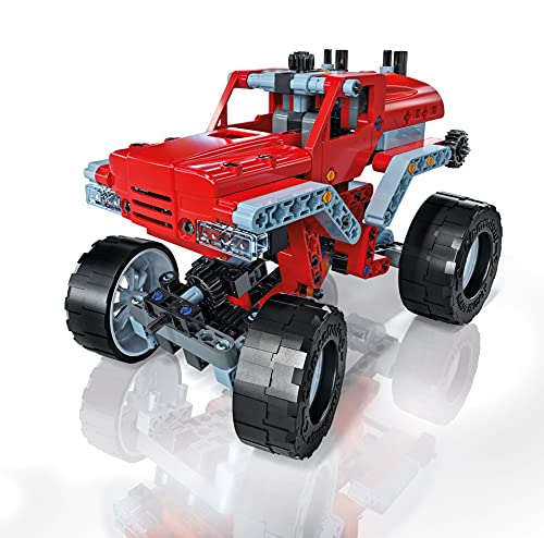 Clementoni-55277 - Mechanics - Monster truck - juego de construcciones mecánica a partir de 8 años