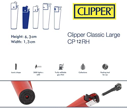 Clipper 48 Mecheros encendedores de colores Pocket