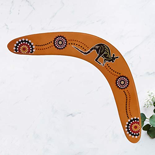 CLISPEED Boomerang de Madera en Forma de V Boomerangs de Retorno Maniobra Dardo Platillo Al Aire Libre Juguete Volador para Niños Adultos (Color Surtido)