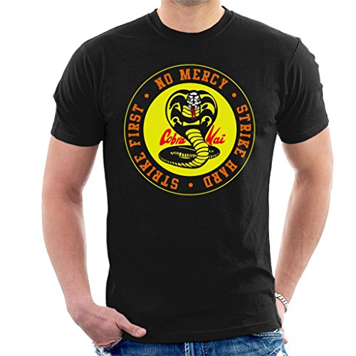 Cloud City 7 Cobra Kai Snake Logo No Mercy Men's T-Shirt