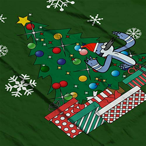 Cloud City 7 Mordecai Around The Christmas Tree Regular Show Kid's Sweatshirt