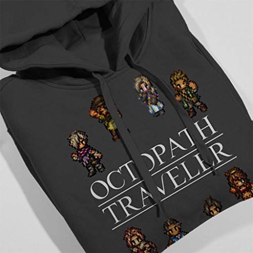 Cloud City 7 Octopath Traveller Women's Hooded - Sudadera Gris Oscuro M
