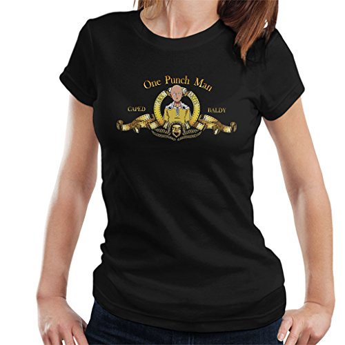Cloud City 7 One Punch Man Saitama MGM Lion Logo Women's T-Shirt