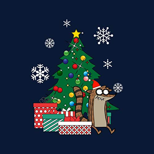 Cloud City 7 Rigby Around The Christmas Tree The Regular Show Kid's T-Shirt
