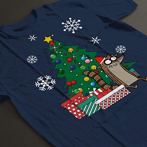 Cloud City 7 Rigby Around The Christmas Tree The Regular Show Kid's T-Shirt