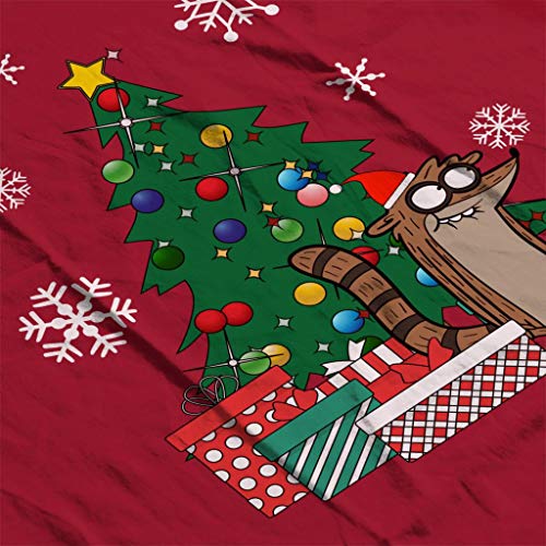 Cloud City 7 Rigby Around The Christmas Tree The Regular Show Women's Sweatshirt