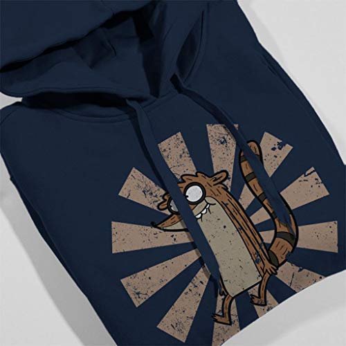 Cloud City 7 Rigby Retro Japanese Regular Show Men's Hooded Sweatshirt