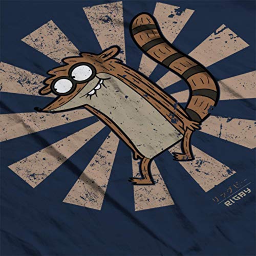 Cloud City 7 Rigby Retro Japanese Regular Show Men's Hooded Sweatshirt
