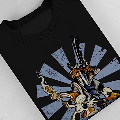 Cloud City 7 Sam and MAX Retro Japanese Kid's Sweatshirt