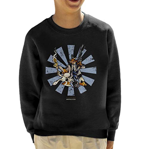Cloud City 7 Sam and MAX Retro Japanese Kid's Sweatshirt
