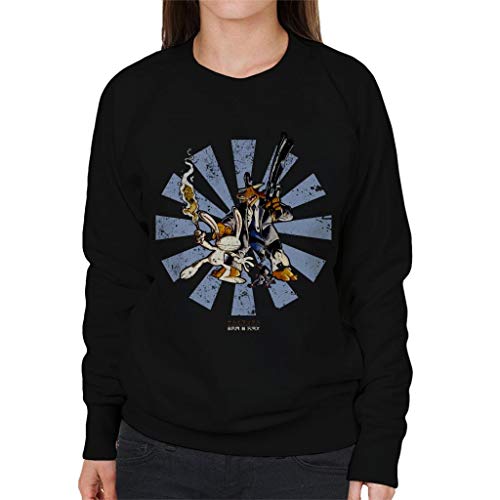 Cloud City 7 Sam and MAX Retro Japanese Women's Sweatshirt