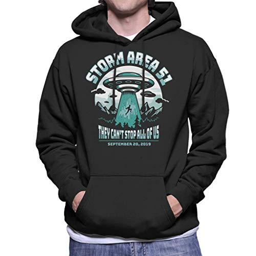 Cloud City 7 Storm Area 51 Abduction Men's Hooded Sweatshirt