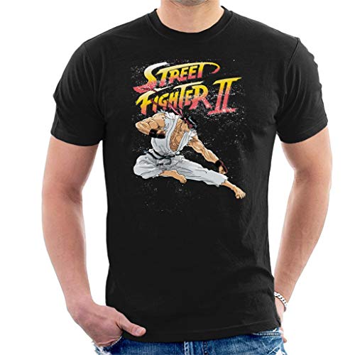 Cloud City 7 Street Fighter II Ryu Kick Men's T-Shirt