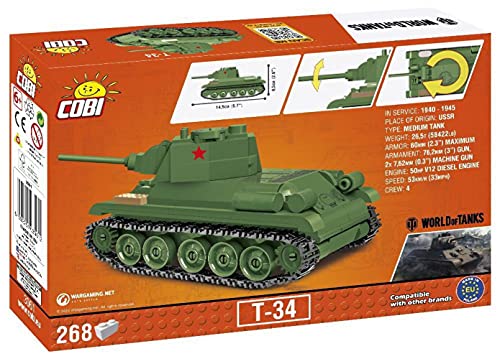 COBI- HC WWII / 2703 / Panzer Vi Tigre 1:48 326 KL. (COBI-3061)