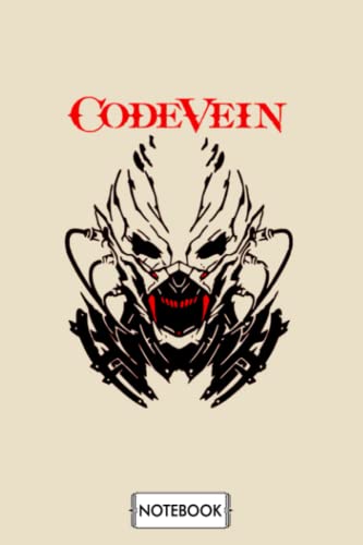 Code Vein Gamer Notebook: Notebook 120 Pages | 6 X 9 | Journal | Diary | Gift For Students, Teens, And Kids