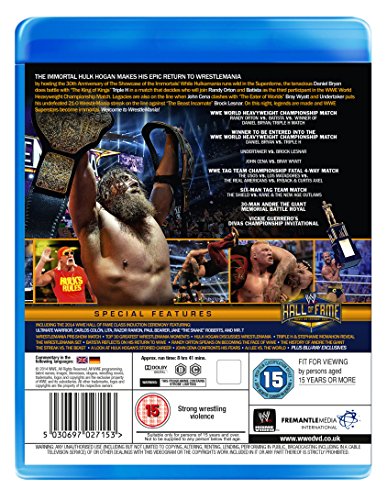 Coffret wrestlemania 30 [Reino Unido] [DVD]