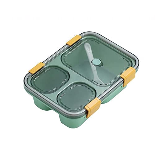 COKEA Bento Box - Contenedor de comida con compartimento mulit a prueba de fugas, juego de cubiertos sin BPA, contenedores de preparación de comidas para adultos y niños