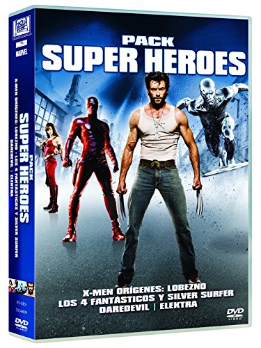 Col. Superhéroes (X-Men Orígenes: Lobezno / Los 4 Fantásticos Y Silver Surfer / Elektra / Daredevil) [DVD]