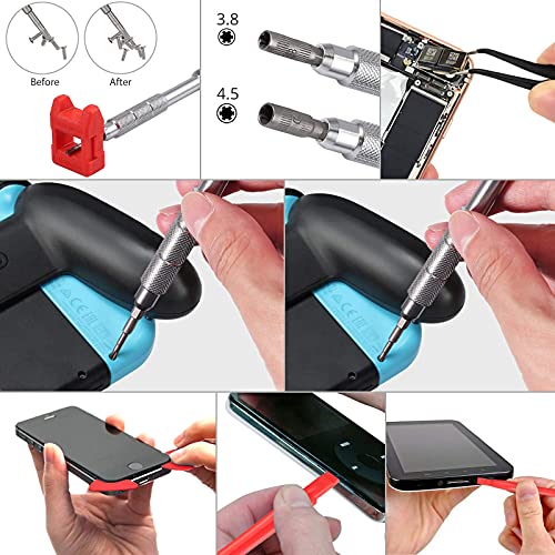 COLFULINE 23 en 1 Herramientas Movil de Reparación Herramientas Reparar Moviles Reparación de Consolas de Juegos, Destronillador de Presión Juego para Nintendo XBOX PS3 PS4 Móviles, Relojes