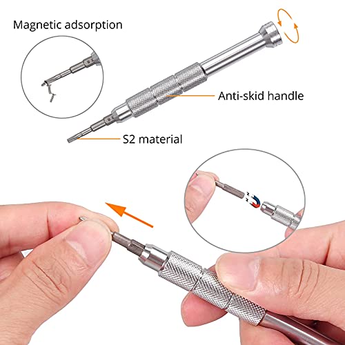 COLFULINE 23 en 1 Herramientas Movil de Reparación Herramientas Reparar Moviles Reparación de Consolas de Juegos, Destronillador de Presión Juego para Nintendo XBOX PS3 PS4 Móviles, Relojes