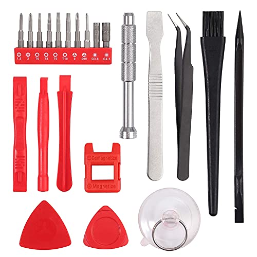 COLFULINE 23 en 1 Herramientas Movil de Reparación Herramientas Reparar Moviles Reparación de Consolas de Juegos, Destronillador de Presión Juego para Nintendo XBOX PS3 PS4 Móviles, Relojes