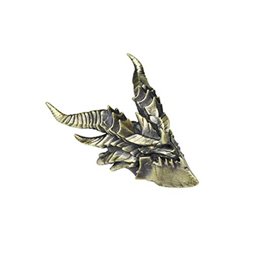 Colgante de acero inoxidable personalizado con cabeza de dragón de Blizzard colgante de acero inoxidable, collar colgante de cuentas, cordón